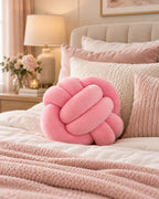 Cojín Nudo Decorativo Soft – Diseño Trenzado