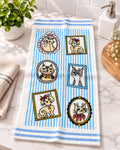 Paño de Cocina 100% Algodón Ultra Absorbente – Diseño Galería de Gatitos