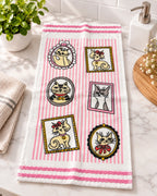 Paño de Cocina 100% Algodón Ultra Absorbente – Diseño Galería de Gatitos