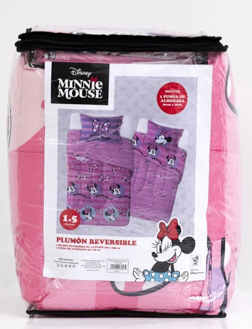 Plumón Infantil Minnie Mouse 1.5 Plazas