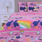 Plumón Infantil Minnie Mouse Rainbow 2 Plazas