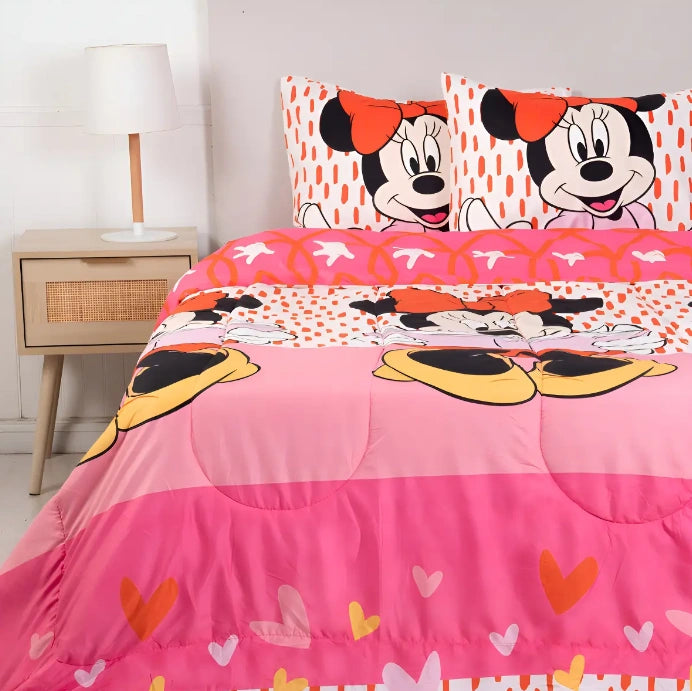 Plumón Minnie Mouse Love 2 Plazas