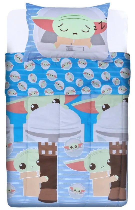 Plumón Infantil Star Wars Grogu 1.5 Plazas