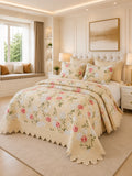 Quilt de Verano King Magnolia Rose Garden 5 Piezas