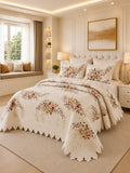 Quilt de Verano King Magnolia Vintage Bouquet 5 Piezas