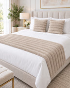 Set Piecera Plush + 2 Fundas de Almohada – Modelo Cozy