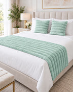 Set Piecera Plush + 2 Fundas de Almohada – Modelo Cozy