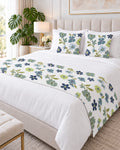 Set Piecera Estampada + 2 Fundas de Almohada – Modelo Brisa