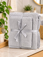 Set Toallas de Baño Microfibra 3 Piezas Ultra Absorbentes