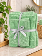 Set Toallas de Baño Microfibra 3 Piezas Ultra Absorbentes