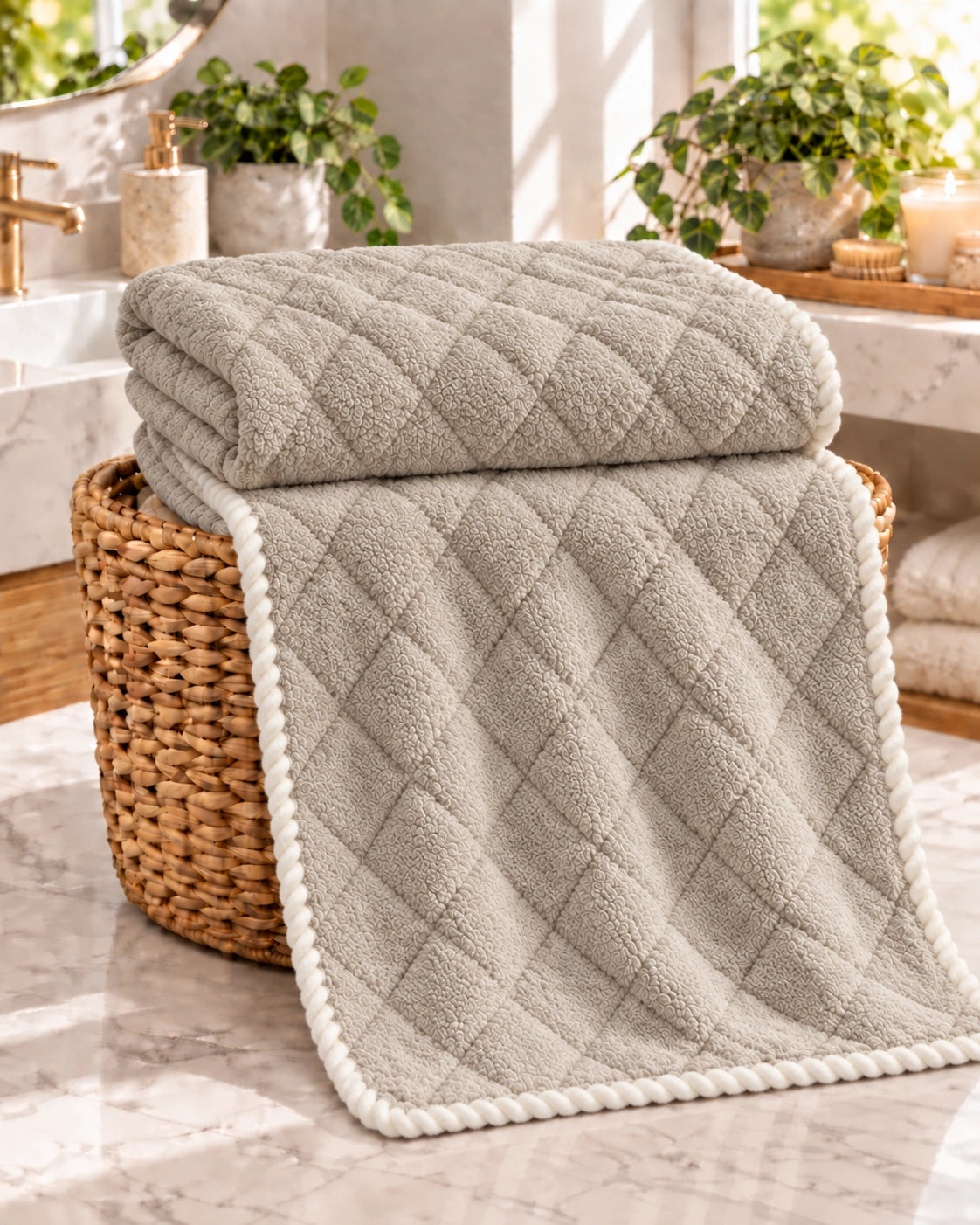 Toallon de Baño Microfibra Diamond 90 x 180