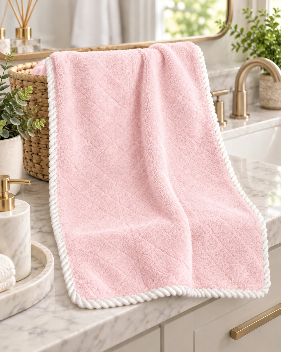 Toalla de Mano Microfibra Diamond 35 x 75