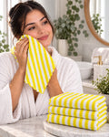Toalla de Rostro Microfibra Hipoalergénica 30x30 cm – Líneas Soft