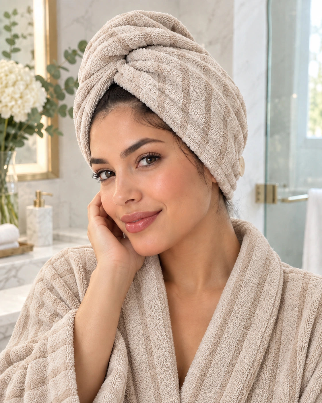 Turbante de Pelo Microfibra Ultra Absorbente Soft Wrap