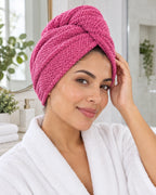Turbante de Pelo Microfibra Texturizado Ultra Absorbente Bubble Soft