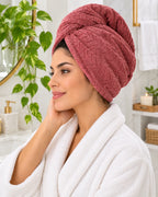 Turbante de Microfibra Premium Trenzado – Secado Rápido